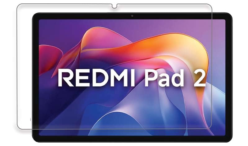 Image of Tough Lee Tempered Glass Screen Guard Protector for Redmi Pad 2 11 Inch (Anti Scratch, FingerPrint, SmudgeProof) (with Easy Installation Kit) (Pack of 1)