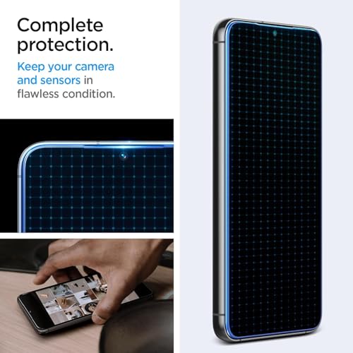 Image of UNBREAKcable EZ Fit Tempered Glass Full Screen Protector Guard for Galaxy S23 Smartphone [2-Pack]
