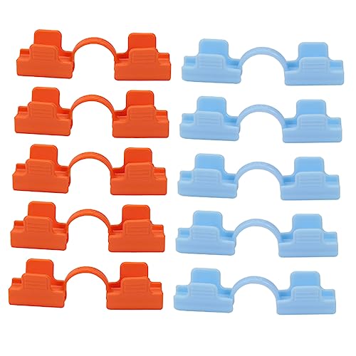 Balacoo 10Pcs Greenhouse Film Frame Clips Durable Fixing Clamps for Sunshade Net Vegetable Cover and Plant Protection Compatible with Pipe Easy to Install Strong Grip