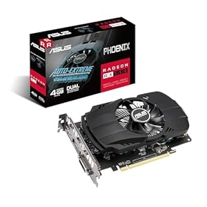 ASUS Phoenix Radeon RX 550 EVO 4GB Gaming Grafikkarte ( GDDR5, PCIe 3.0, 1x DVI, 1x HDMI 2.0b, 1x DisplayPort 1.4, PH-RX550-4G-EVO)