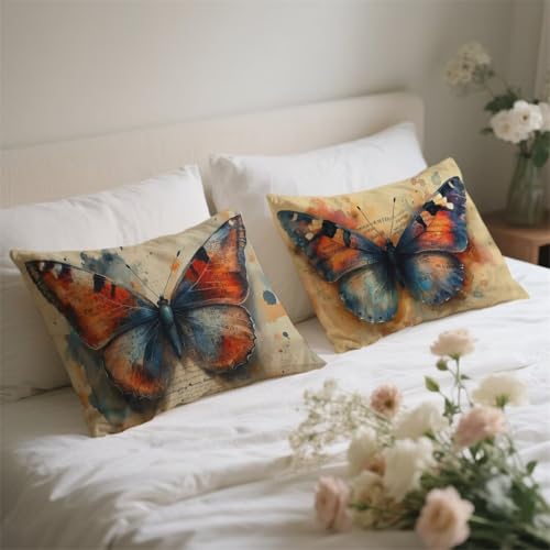 Housse de coussin 70x90 imperméable avec fermeture éclair cachée lot de 2 - 5