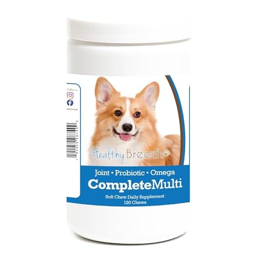 Healthy Breeds Pembroke Welsh Corgi All in One Multivitamin Soft Chew 120 Count