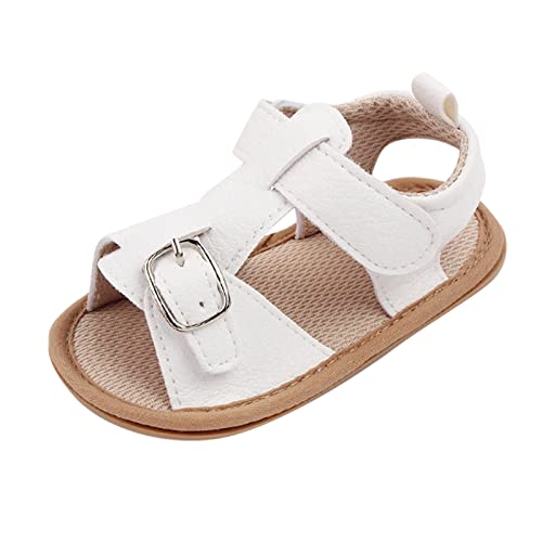 Sandalias de Verano para bebé niñas Zapatos de Vestir de Flores de Infantile para bebé Zapatos de Verano para Infantil Pequeños con Suela Blanda (C, 19) Cover