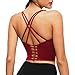 Produktbild Nanomi Beauty Padded Frauen Sport-BH Workout Laufen Yoga Tops (Rot, M)