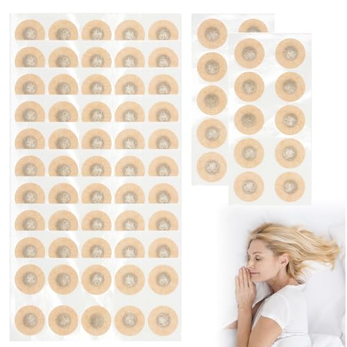 Lot de 120 bandes nasales magnétiques pour la respiration, améliore la respiration, améliore la circulation de l'air nasale et le confort pour la maison, les voyages, l'hôtel, les voyages d'affaires