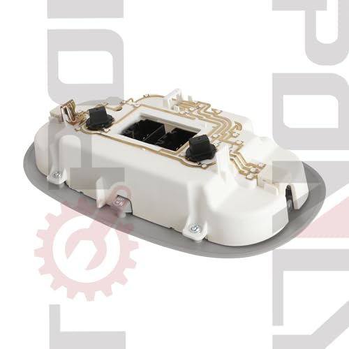 Image of Overhead Console LED Dome Map Light Lamp | Fits Ford F150 2004-2008, for Lincoln Mark LT 2006-2008 Truck | Replaces 7L3Z-18519A70-BC Interior Cab Lights with Sunroof and Rear Window Switch (Grey)