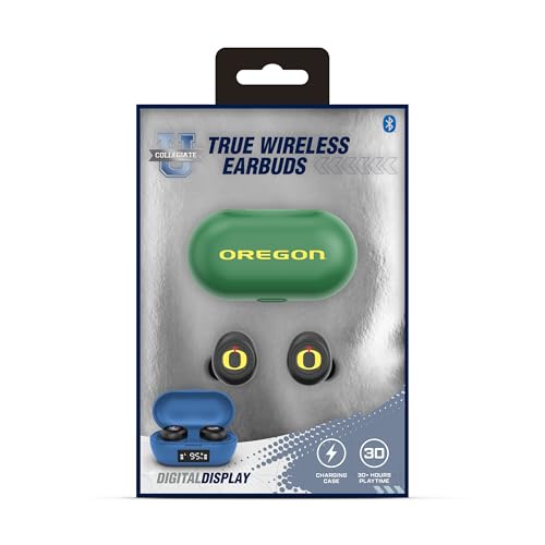 Image of SOAR Collegiate True Wireless Earbuds v.7, Oregon Ducks
