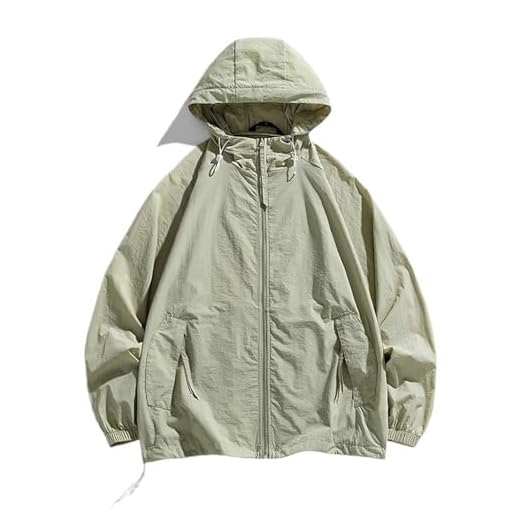 Mens windbreaker jacket Mans Golf Windshield Outdoors Thin Sunlight Blocking Sunscreen Men Waterproof Jacket(Gray,Xl)