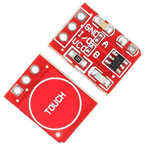 Robodo REDTTP223 Red TTP223 Touch Button Module Capacitor Type Single Channel Self Locking Touch Switch Sensor For Rs. 45 @ 91 %