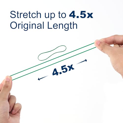 image for LotFancy Rubber Bands, 600PCS Size 16 (2 1/2