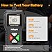 Nilight Car Battery Tester 6V 12V 24V Accurate Digital Auto Analyzer 100-2000 CCA Voltage SOH SOC Internal Resistance Test for Cars Trucks SUV ATV Boats Motorcycles Vehicle