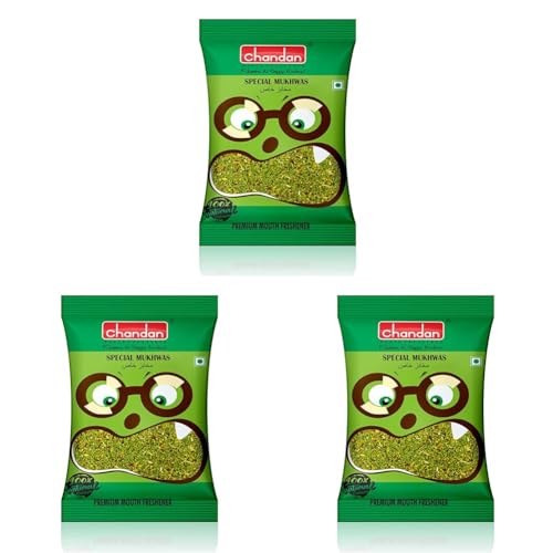 Image of Chandan Mouth Freshener Special Mukhwas | 100g | Contains Saunf and Sesame Seeds (100 gm (Pack of 12))