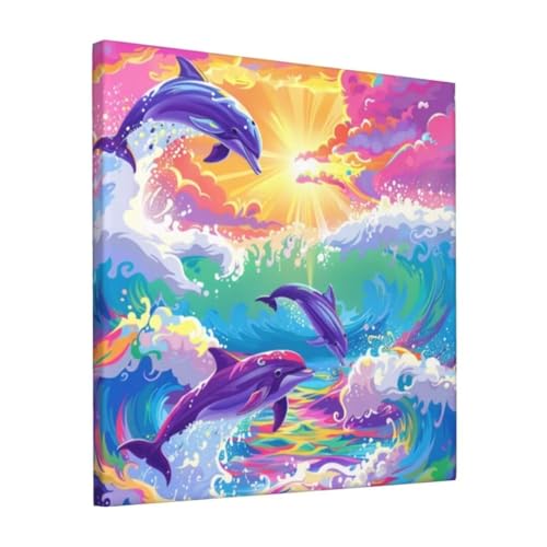 G gACJ hG Lbg DIY l SҌ fW^G h LbgɂG Paint By Numbers ANyCg ʉ ŃyCg z[ ItBX Mtg 40x40cm, t[t FA-