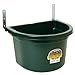 Little Giant Plastic Fence Feeder (Green) Heavy Duty Mountable Feed Bucket for Livestock & Pets (20 Quart) (Item No. FF20GREEN)