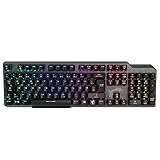 MSI Vigor GK50 Elite Box White Mechanische Gaming-Tastatur (DE-Layout) QWERTZ - Kailh Box White Switches, ergonomische Keycaps, Metall-Finish, rutschfeste Game Base, RGB pro Taste, USB 2.0 - Full-Size