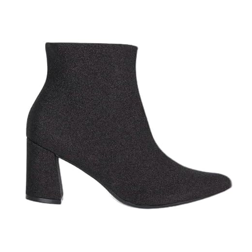 Bota Piccadilly Glitter Cano Curto Salto Alto 745175 33/41