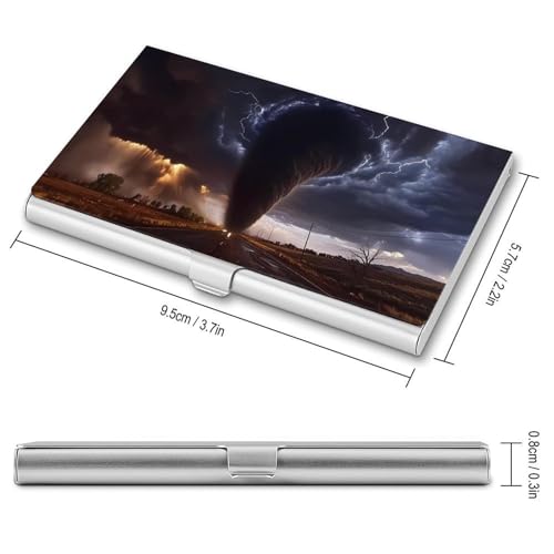 Tornado Business Card Case Pocket Card Holder Slim Card Wallet for Men Women2