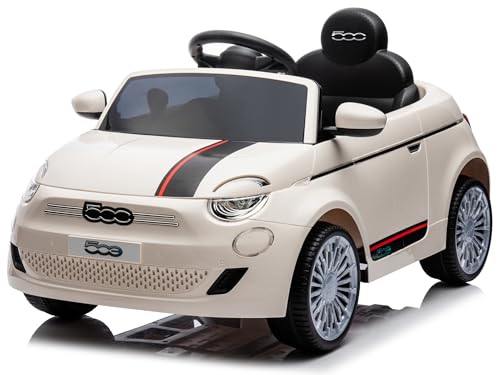 Macchina Elettrica per Bambini 12V Fiat 500 Auto Giocattolo Full