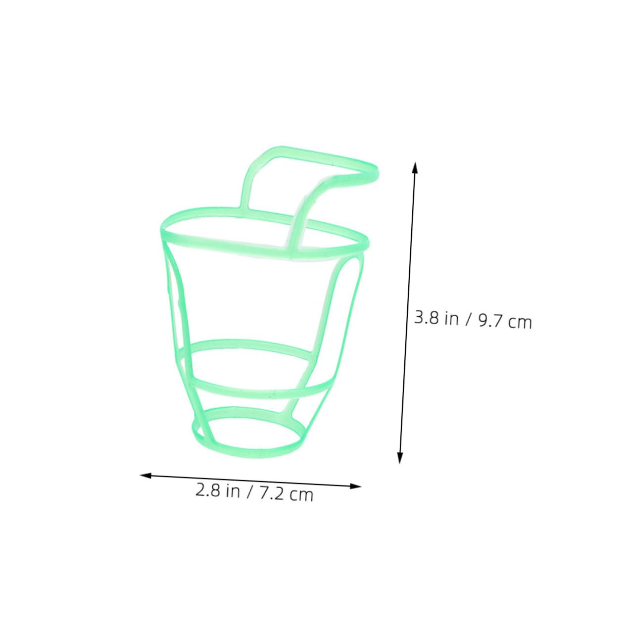 10pcs Infusion Bottle Hanging Net for Saline Bottle Holder -Grade Drip Cover Secure Net Design for Outpatient Use Light Green Plastic Caps