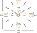 VANGOLD Wall Clock for Living Room Decorations Gift
