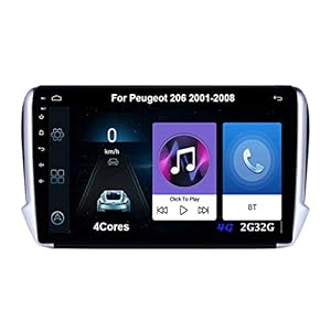 Android Auto Stereo Radiotuner met Bluetooth En Navigatie Voor PEUGEOT 2008 2013-2020 Plug En Play Ondersteuning…