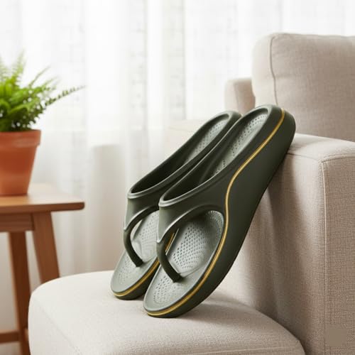 Image of TGH Men's EVA Slipper | Soft & Comfortable | Durable & Anti Skid | for Daily Use | Lightweight & Cushioned for Gents & Boys