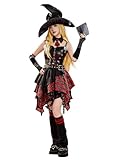 haikyuu Women Misa Witch Costume Gothic Dress Vintage Steampunk Skirt Halloween Cosplay (black, small)