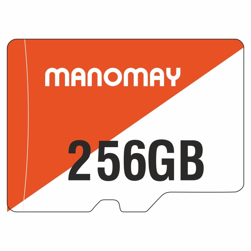 Image of Manomay 256 GB Memory Card, High Speed Storage Card for Smartphones, Tablets, Cameras (256 GB)