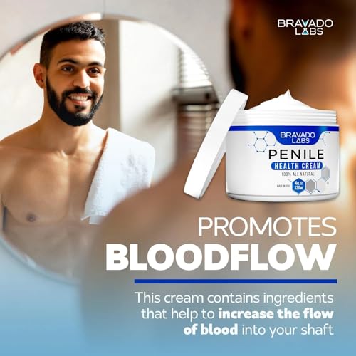 Image of Bravado Labs Premium Penile Health Creme for Men - Daily Moisturizer Cream for Dry Skin, Redness, Chafing, Sensitivity - 4oz (Pack of 2)