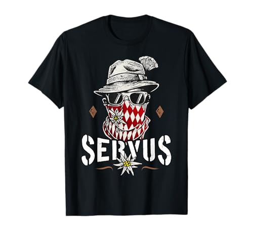 Servus Herren Trachtenshirt Bayern T-Shirt