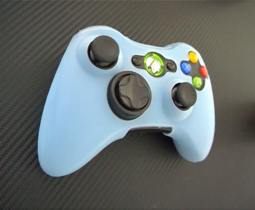 One Piece 1x for Xbox 360 Remote Controller Silicon Protective Skin Case Cover (Light Blue)