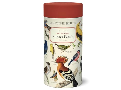 Cavallini Papers & Co. 1000 Teile Puzzle Britische Vögel (PZL/BRDBRT)