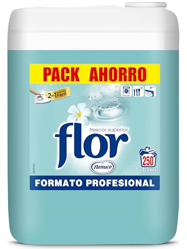 Flor - Suavizante para la ropa profesional, aroma nenuco - 250 dosis