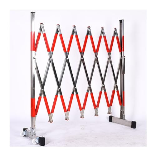 Garde-corps de sécurité mobile rétractable et barrière extérieure pour animaux - 2
