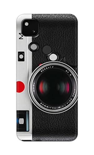 Image of Printed Hard Back Cover Case for Google Pixel 4A 4G Back Cover (Vintage Camera) -702