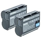 EXTENSILO 2X Akku kompatibel mit Nikon D800E, D810, WT-7, Z5 II, Z7, Z6, Z5, Z7II, Z6II, D850, D810a Kamera (2250 mAh, 7 V, Li-Ion), Infochip