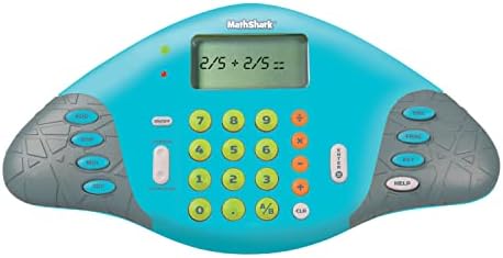 Educational Insights MathShark Electronic Math Game for Kids Ages 6+, Addition, Subtraction, Multiplication & Division, Fractions & More, Classroom ...