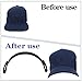 Classicseali 4pcs Hat Curver Tool,Durable Hat Bender Brim, Reusable Hats Brim Shaper, Hats Bending Tools, Men's Accessories, for Most Baseball Caps, Visor Shaping, Black