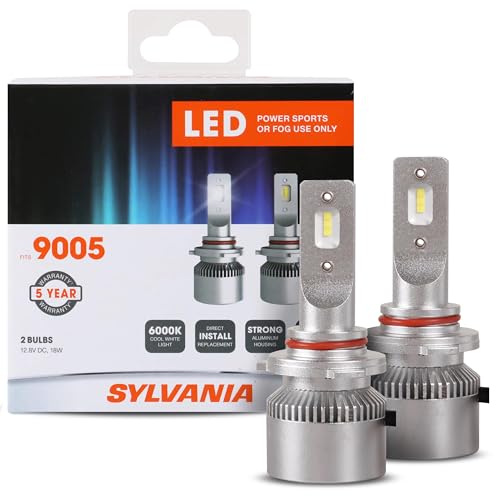 Sylvania 9005 LED Powersport Headlight Bulbs 2-Pack