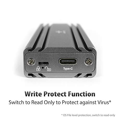 Caja externa Vantec para SSD M.2 Nvme USB 3.1 Gen 2 Tipo C miniatura 2