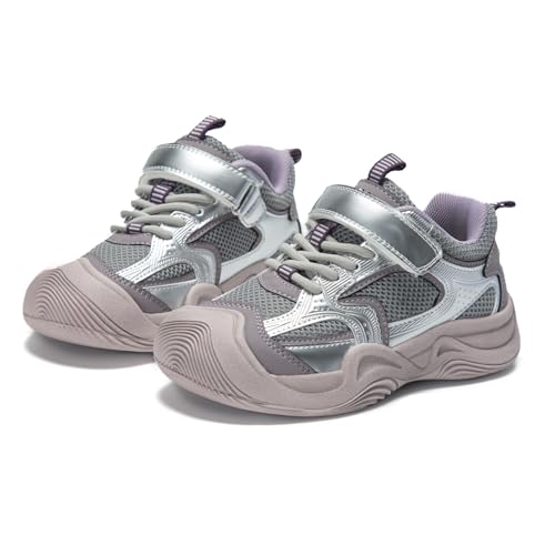 Strap-Closure Kids Sneaker Boys Girls,Wide Toe,Lightweight Running Shoes for Toddlers Little Kids3