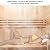 TaTalife 4-8 Person Outdoor Square Sauna, Canadian Red Cedar Outdoor Sauna,8 KW ETL Harvia Heater, Recliner, Porch,Waterprrof System, Double Reinforcement Relaxing Spa Experience