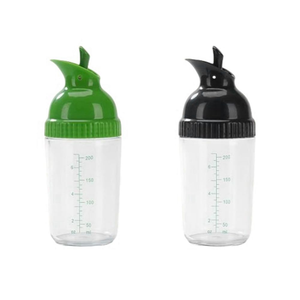 CTRLZS Salad Dressing Container, Salad Dressing Bottles Salad Dressing Shaker Prevent Leakage Salad Dressing Jar with Lid C
