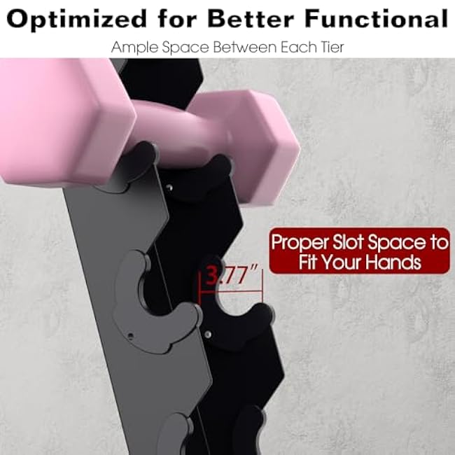 Dumbbell Rack Stand Weight Rack for Dumbbells Compact A-Frame Home Gym£¨6 tier£¬800Lbs£©