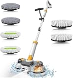 Cordless Electric Mop for Dewalt 20V Battery (NO Battery), 2 in 1 Spin Mop &...