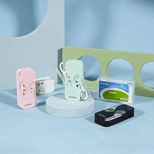 Upgrade Dental Floss Portable Case, 4Pcs Semi-Automatic Floss Dispenser With 248Pcs Dental Floss, Dental Floss Picks Cases Floss Organizer Travel Floss For Teeth Cleaning Women Men #TOP4