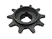 Flying Horse 2-Stroke Motorized Bicycle Engine 10 Tooth Front Drive Sprocket – Gas Bike 10T Engine Sprocket Replacement