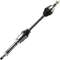 Vista 80 de Detroit Axle – Complete Front Driver Side CV Eje Eje para – 1984 – 1986 Dodge Caravan, mini-ram, Plymouth Voyager – Hecha En Estados Unidos