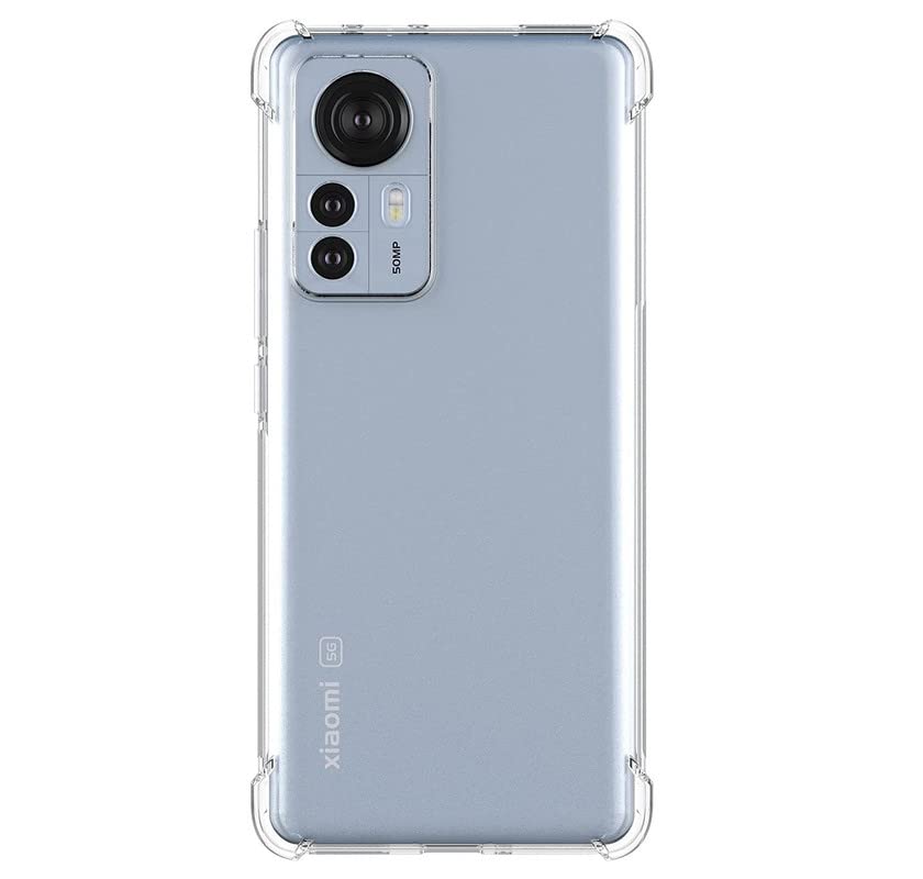 PrimeLike Silicone Shockproof Bumper Ultra Clear Slim Anti-Slip Grip Soft Flexible Back Cover For Xiaomi 12 Pro 5G (Transparent) (B0BDS1WVDW) Amazon Price History, Amazon Price Tracker