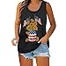 Zldhxyf Magliette Simpatiche Canottiere da donna con stampa Independence Day Canotta senza maniche casual Top T-shirt muscolari Camicette Eleganti Particolari
